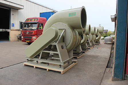 發(fā)貨現場-紹興天宏風機有限公司