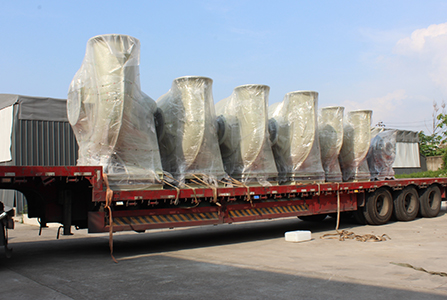 發(fā)貨現場-紹興天宏風機有限公司