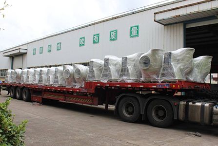 發(fā)貨現場-紹興天宏風機有限公司